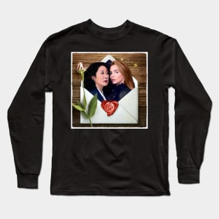 Killing Eve Villanelle and Eve Villaneve Valentine Long Sleeve T-Shirt